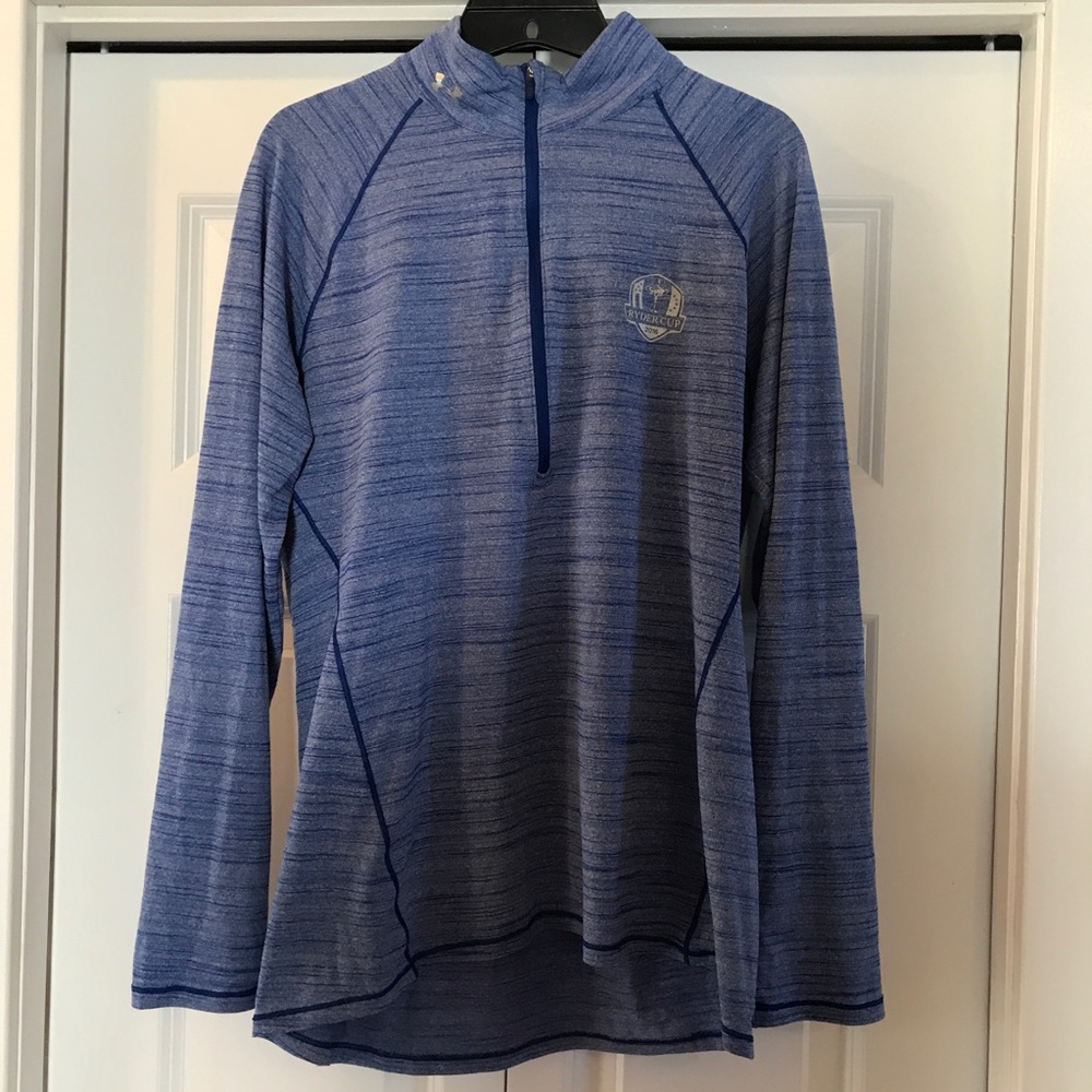 Under Armour Golf Blue 1/4 Zip Hazeltine Ryder Cup